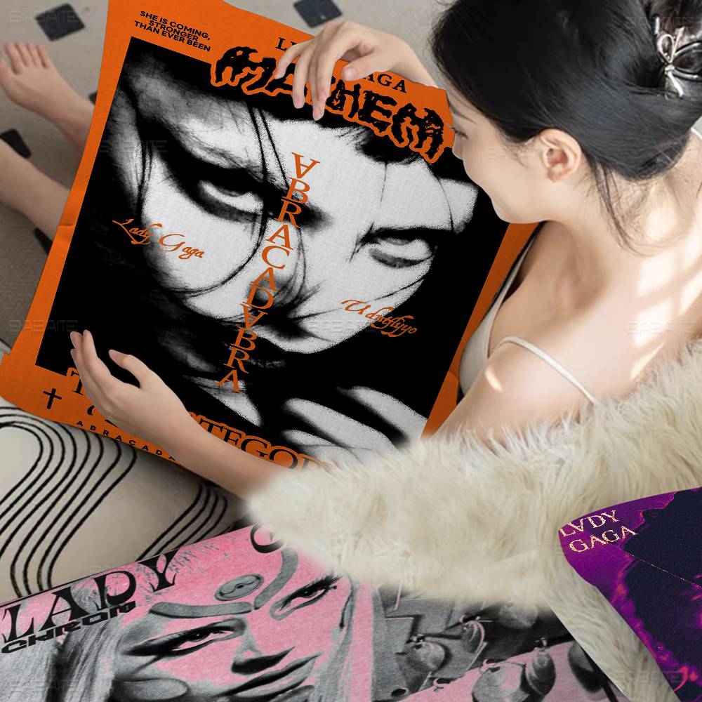 Home Textiles Là Gì - L-Lady G-Gaga Cushion Cover Pillowcase Upholstery