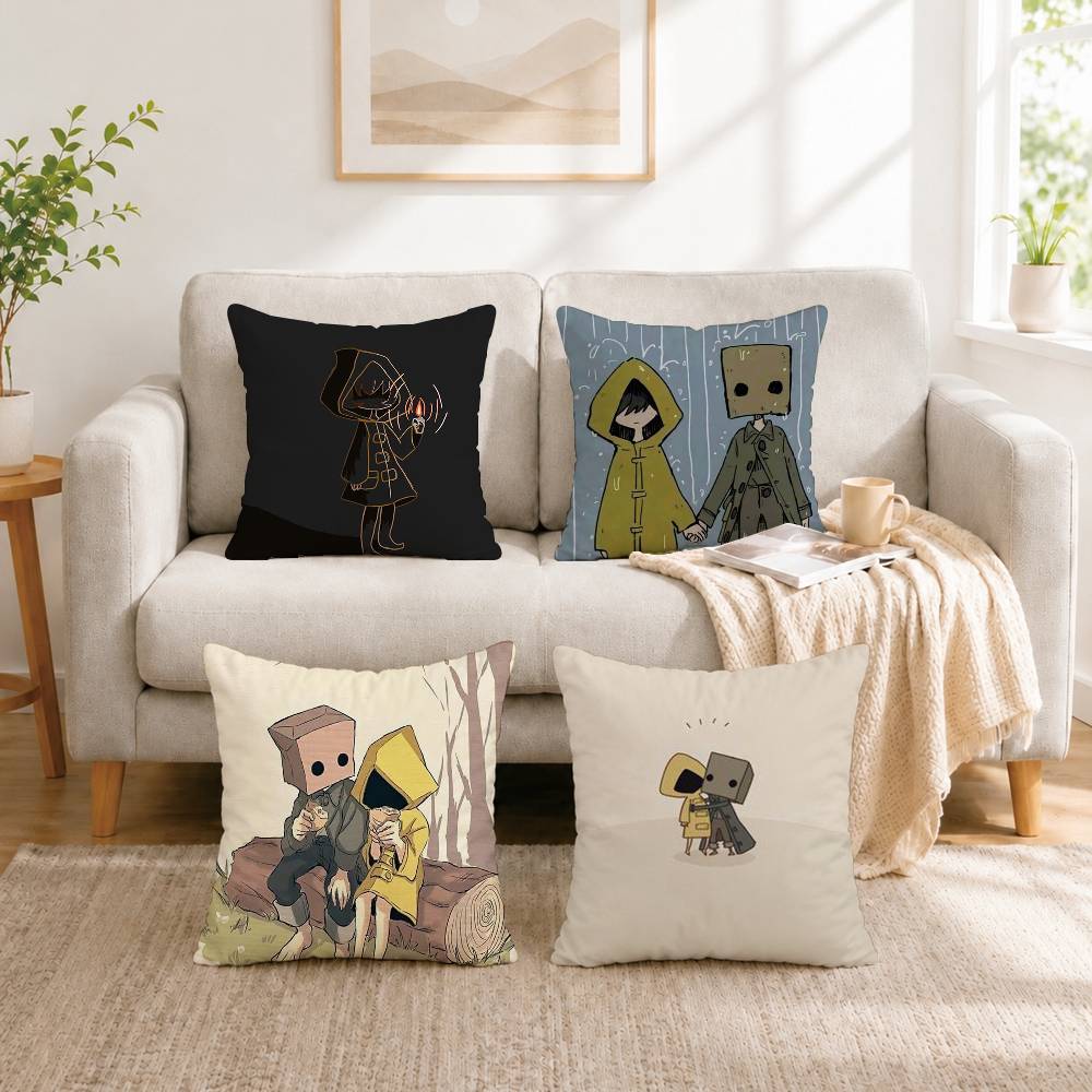 Home Textiles Là Gì - G-Game L-Little Nightmares Pillow Case Square