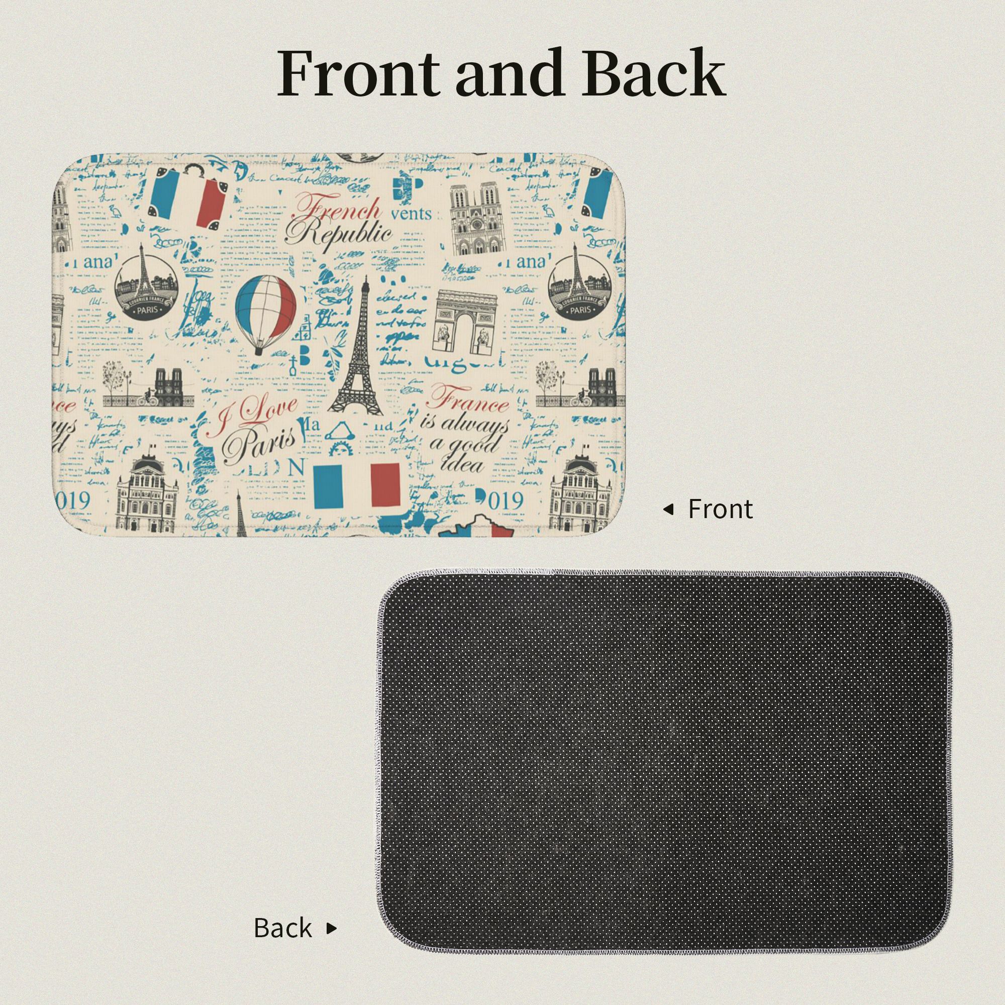 Paris Eiffel Tower Doormat Dus - Home Textiles Paris ulasan dan harga