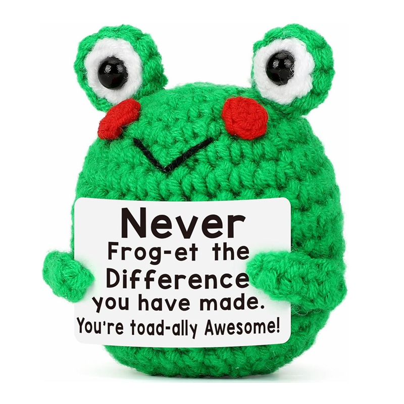 Funny Crochet Frog Figurines E - Home Textiles Today ulasan dan harga