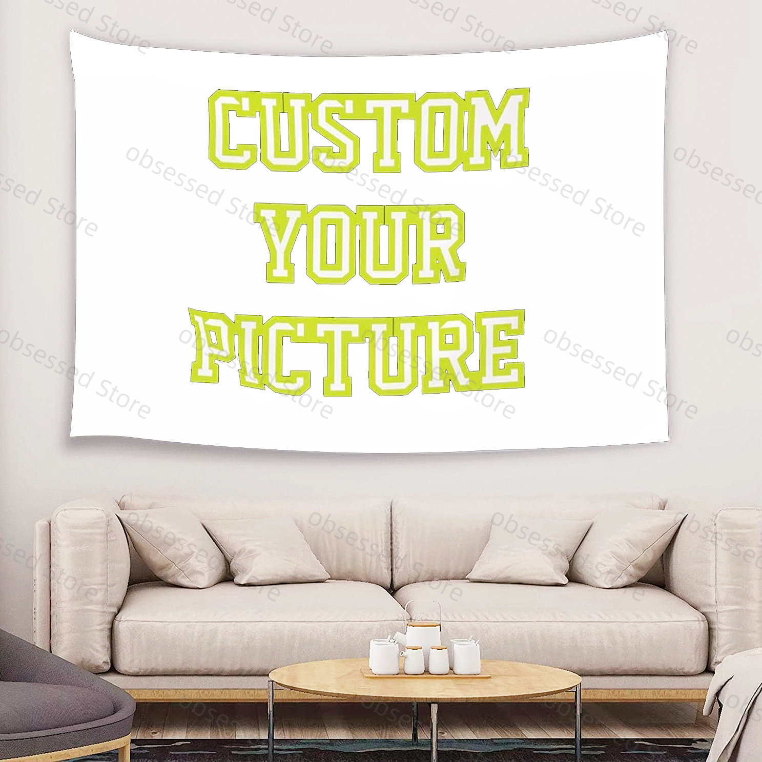 Customized tapestry printing f - Home Textiles & Decorations ulasan dan harga