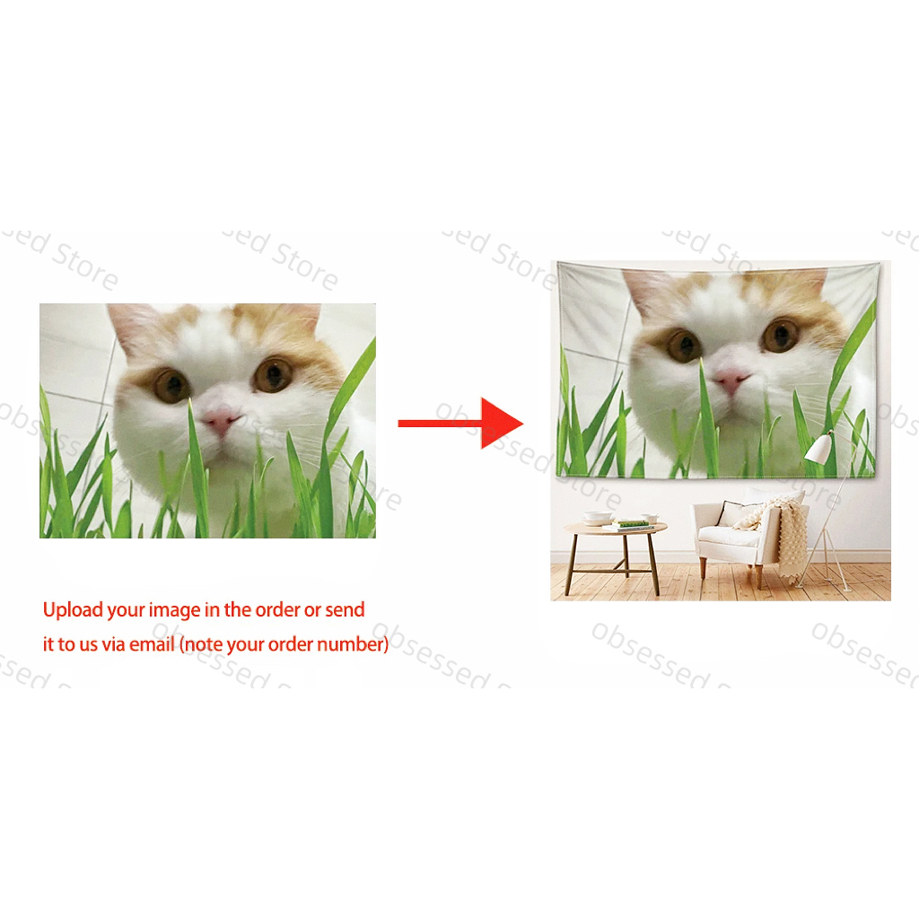 Customized tapestry printing f - Home Textiles & Decorations ulasan dan harga