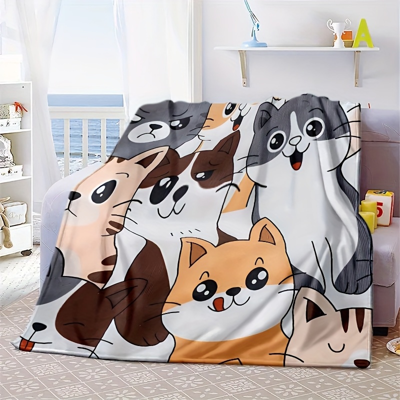 Tiger-spotted cat face pattern - Home Textiles Face Towel ulasan dan harga
