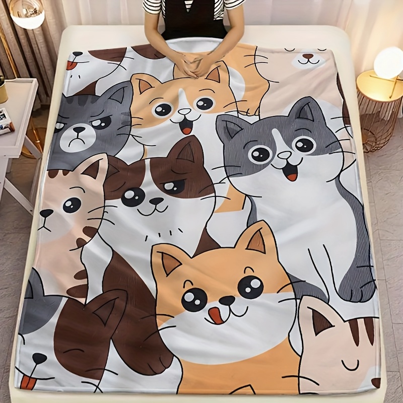 Tiger-spotted cat face pattern - Home Textiles Face Towel ulasan dan harga