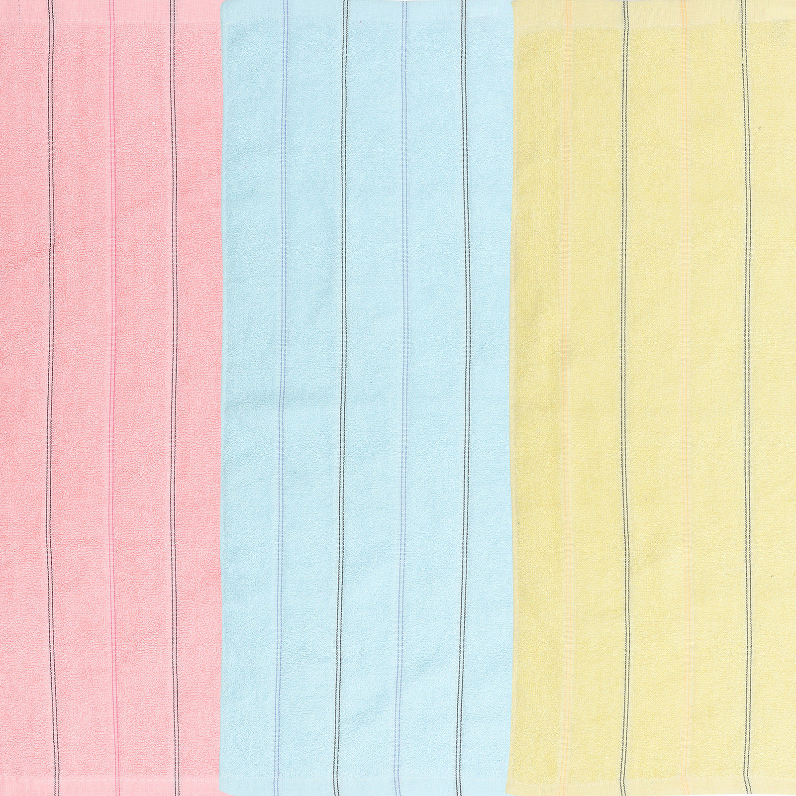 4Pcs Colorful Striped Cotton T - Home Textiles In Pakistan ulasan dan harga