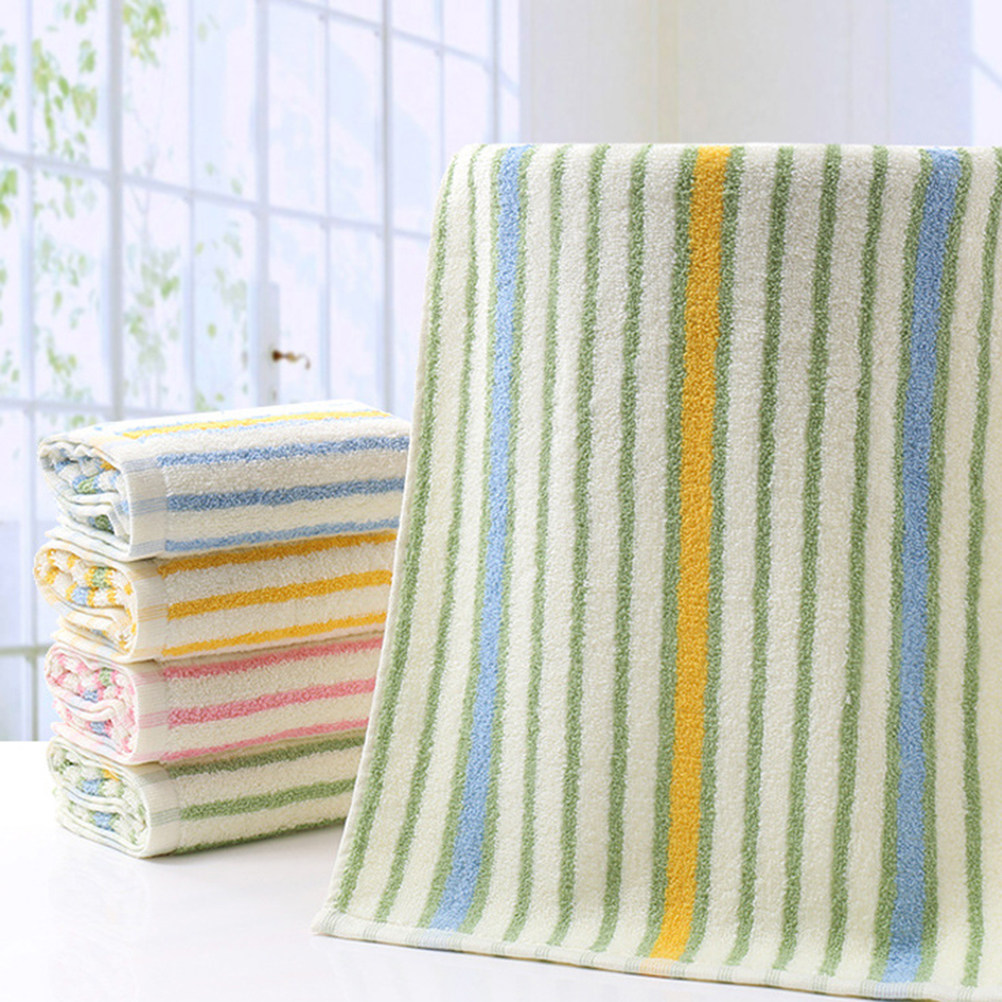 4Pcs Colorful Striped Cotton T - Home Textiles In Pakistan ulasan dan harga