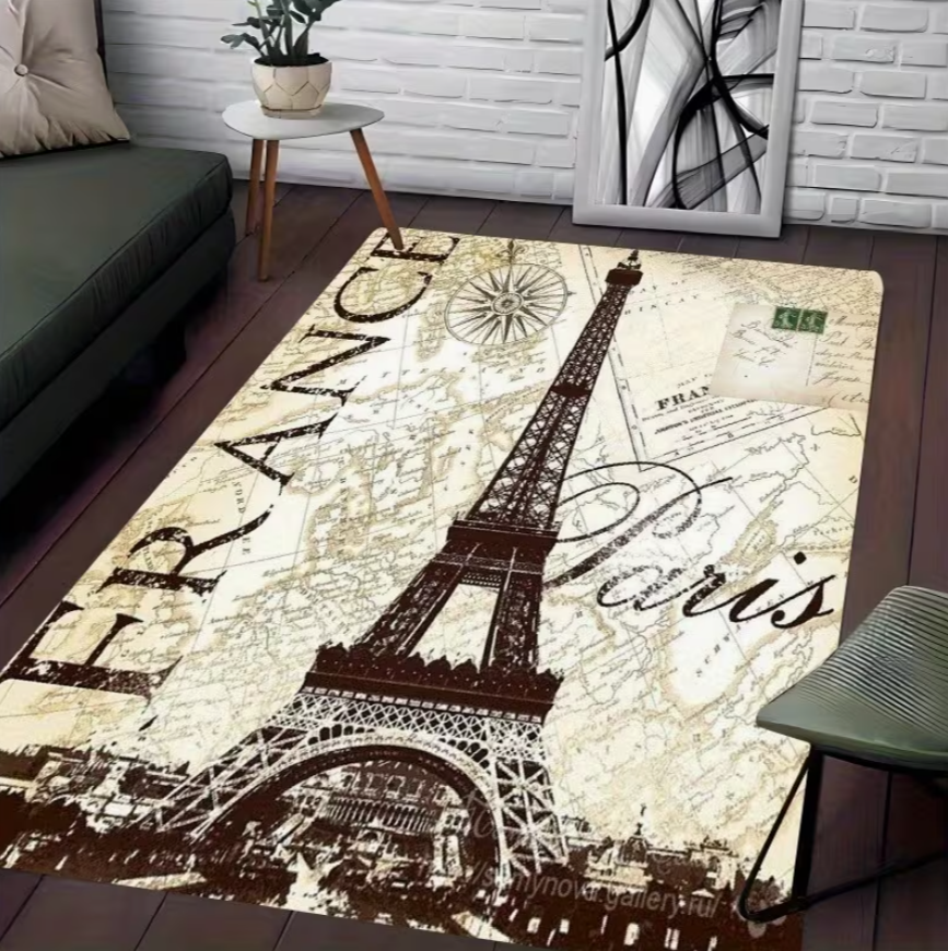 Vintage Paris Eiffel Tower Art - Home Textiles Paris ulasan dan harga