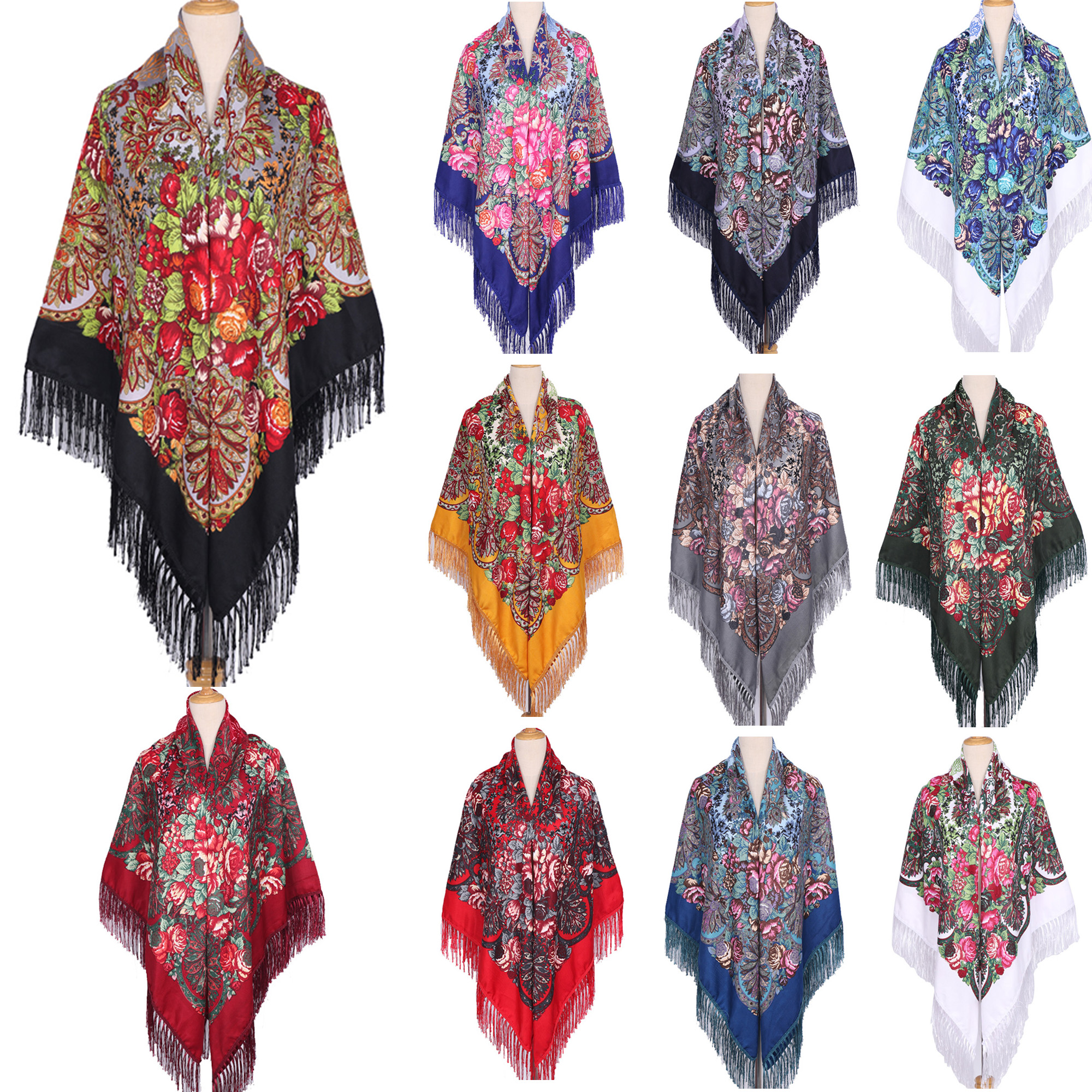 160*160cm Ethnic Large Square  - Home Textiles Blanket ulasan dan harga