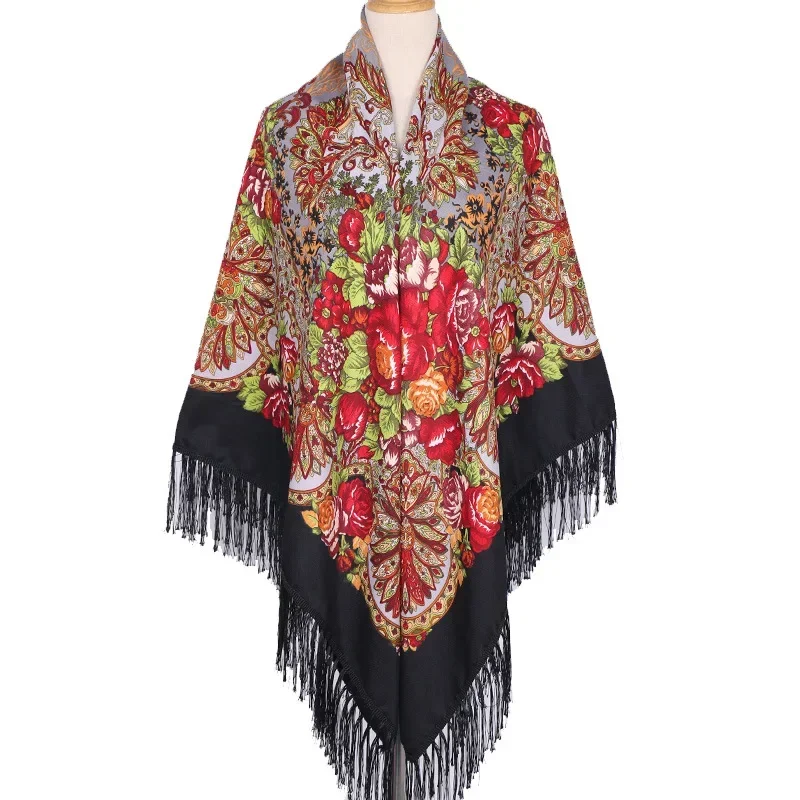 160*160cm Ethnic Large Square  - Home Textiles Blanket ulasan dan harga