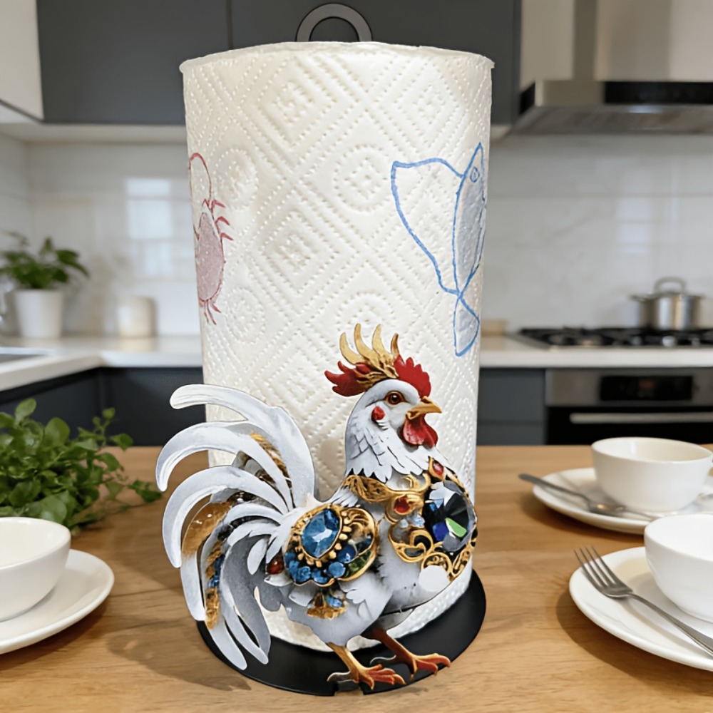 Free Standing Rooster Tissue H - Home Textiles Towel ulasan dan harga