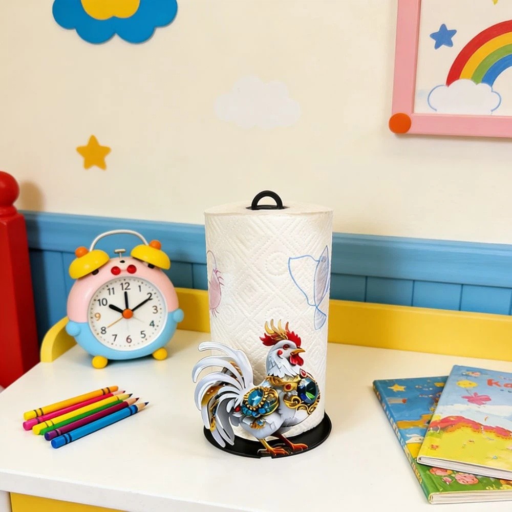Free Standing Rooster Tissue H - Home Textiles Towel ulasan dan harga