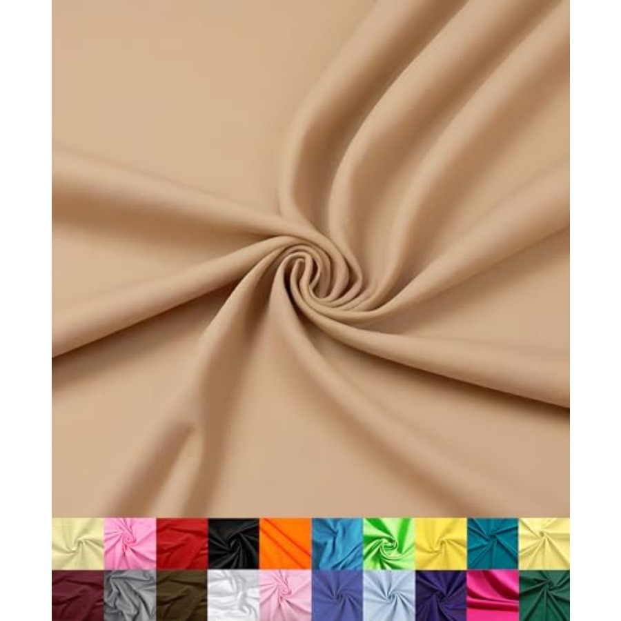 Poly Cotton Fabric for Sewing  - Textiles For Home ulasan dan harga