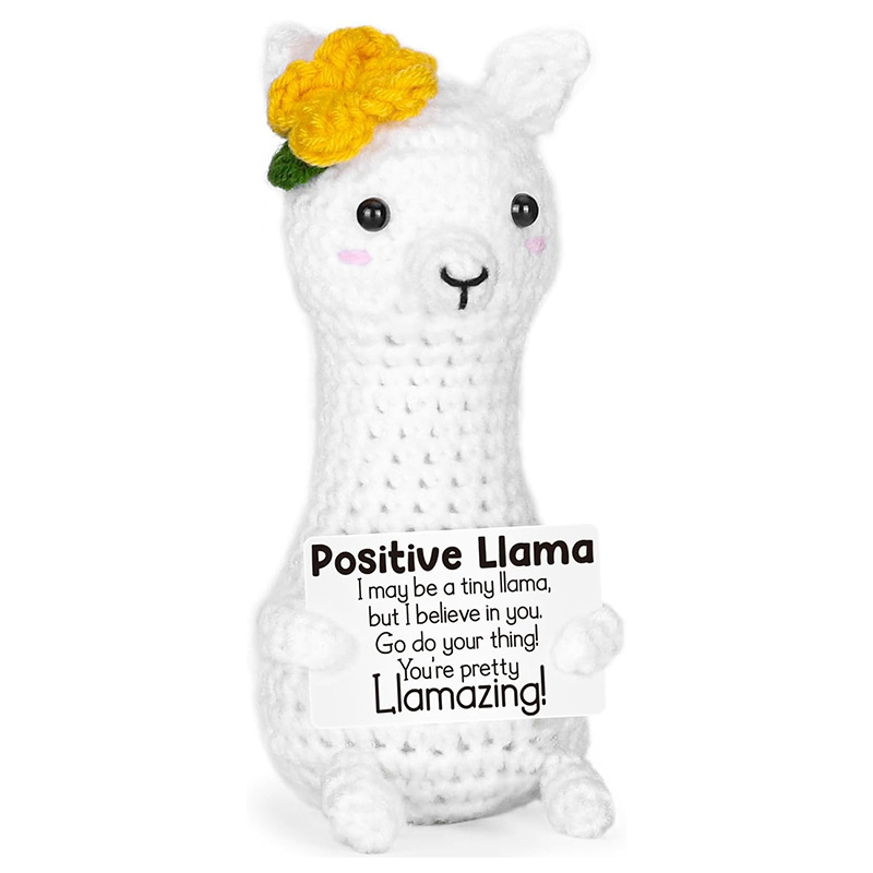 Funny Handmade Crochet Llama P - Home Textiles Today ulasan dan harga