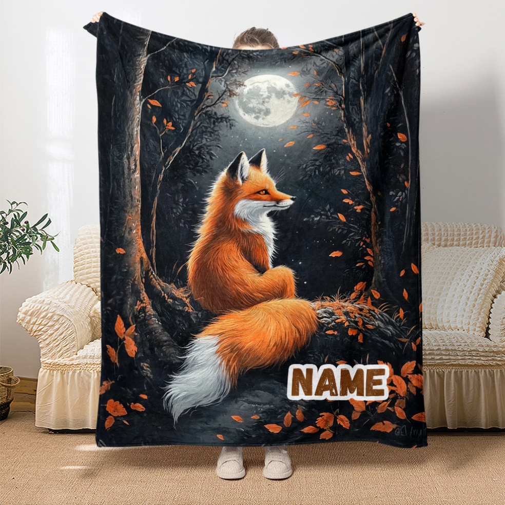 Personalized fox pattern high- - Home Textiles Definition ulasan dan harga