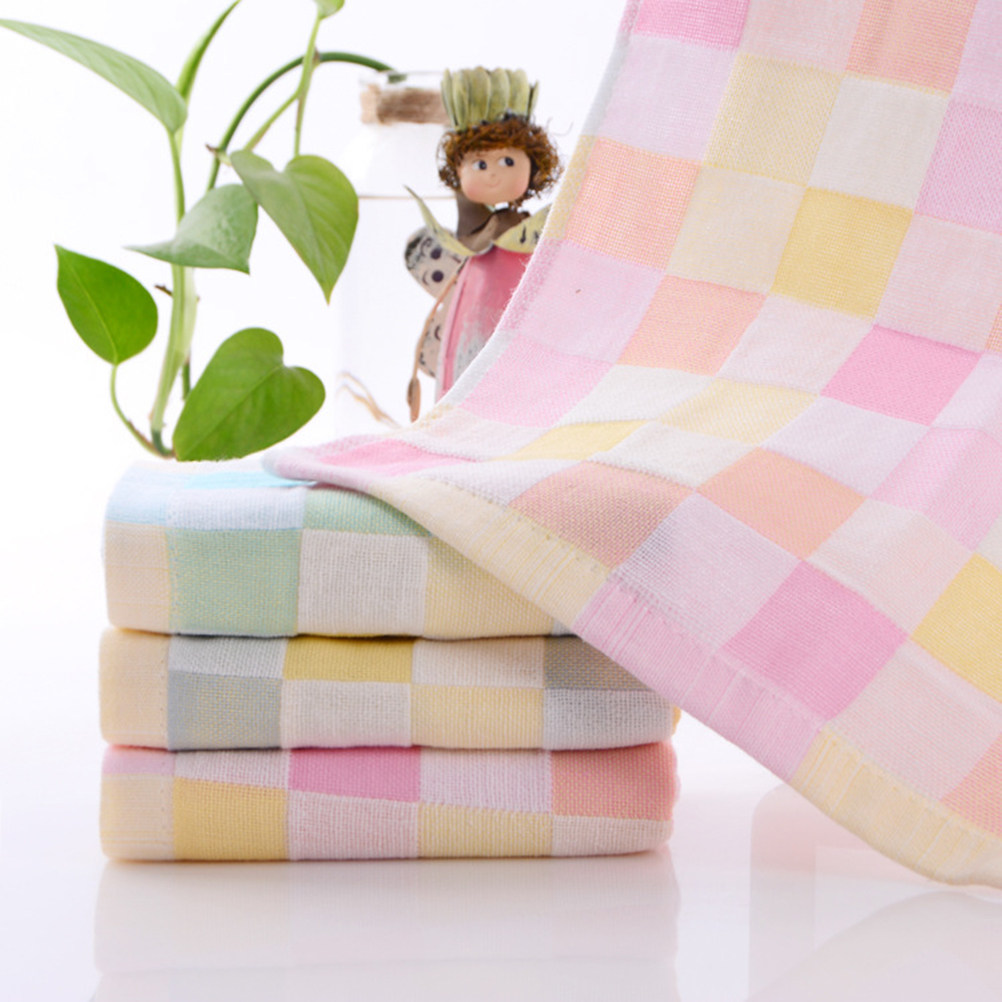 3Pcs Pure Cotton Gauze Towels  - Home Textiles In Pakistan ulasan dan harga