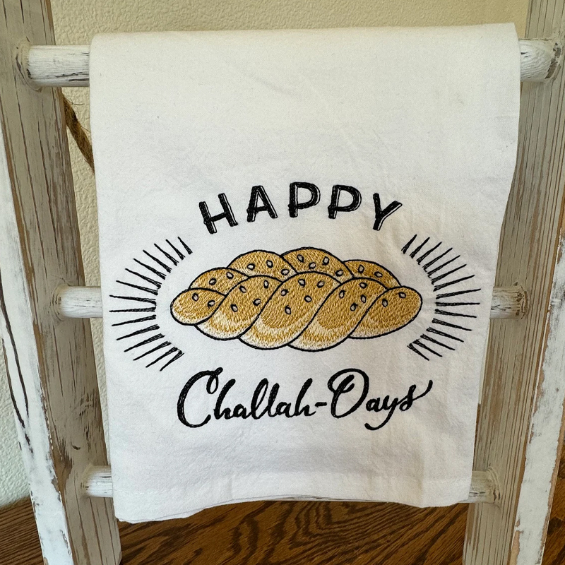 Happy Challah Days Hanukkah Ki - Home Textiles Towel ulasan dan harga