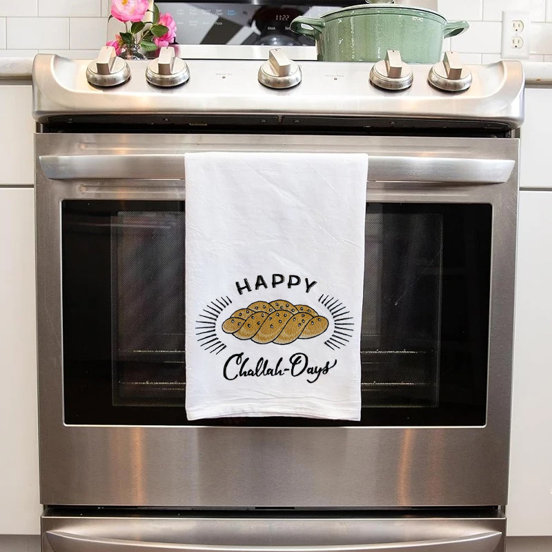 Happy Challah Days Hanukkah Ki - Home Textiles Towel ulasan dan harga