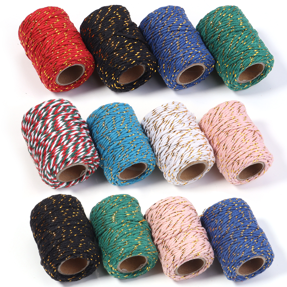 20M/Roll Cotton Cord Baker Twi - Home Textiles & Decorations ulasan dan harga