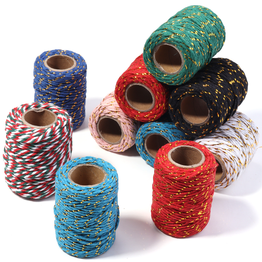 20M/Roll Cotton Cord Baker Twi - Home Textiles & Decorations ulasan dan harga
