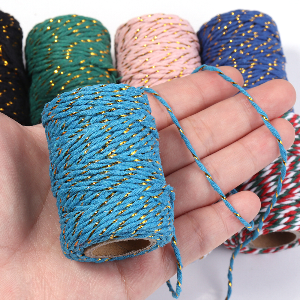 20M/Roll Cotton Cord Baker Twi - Home Textiles & Decorations ulasan dan harga