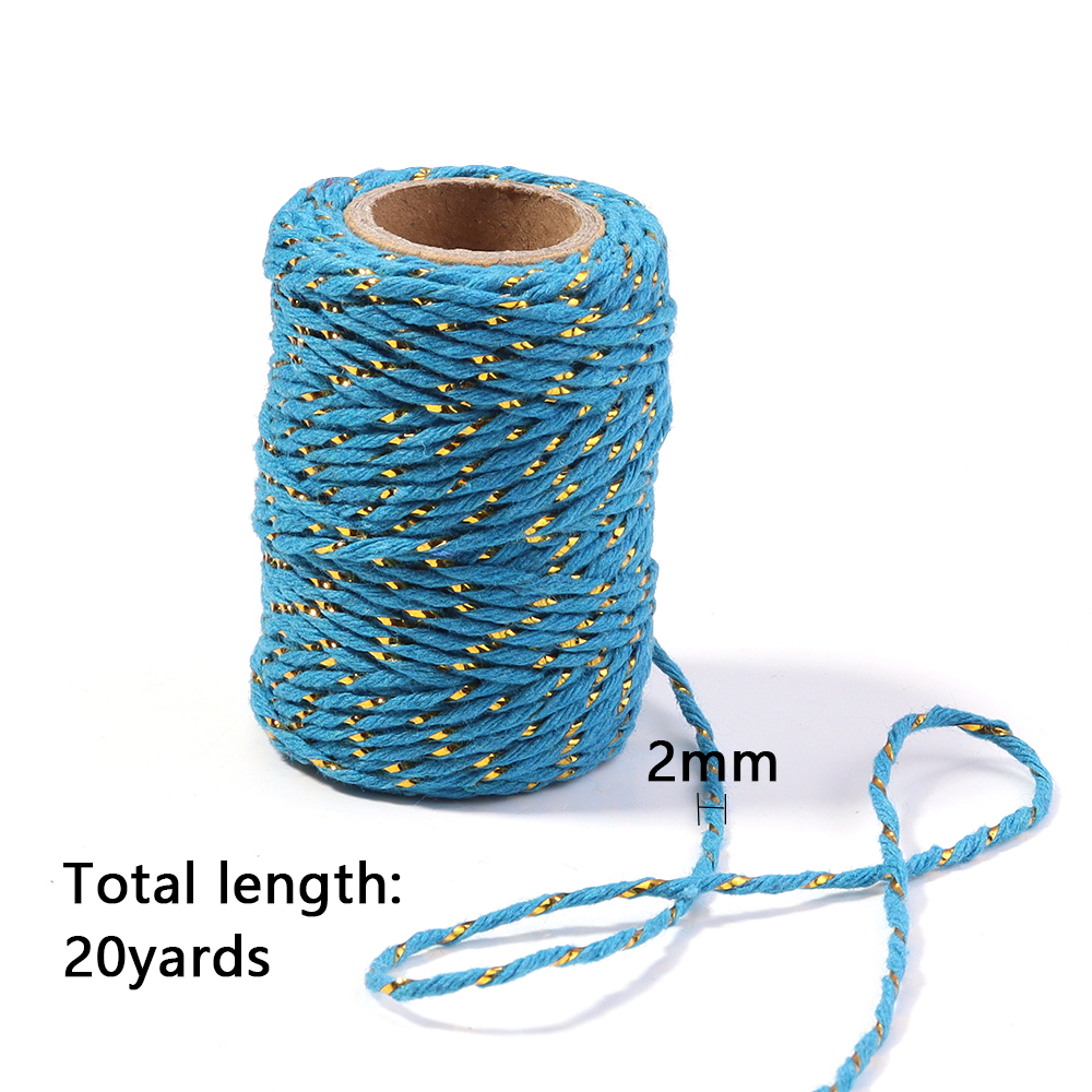 20M/Roll Cotton Cord Baker Twi - Home Textiles & Decorations ulasan dan harga