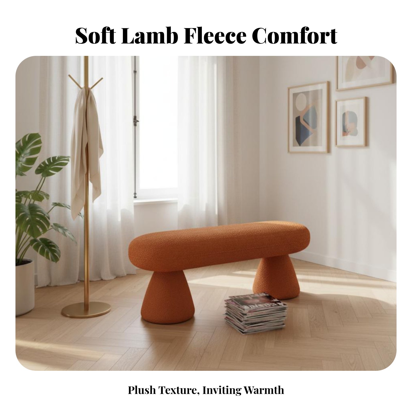 Boucle Textile Footrest Soft T - Home Textiles & Decorations ulasan dan harga