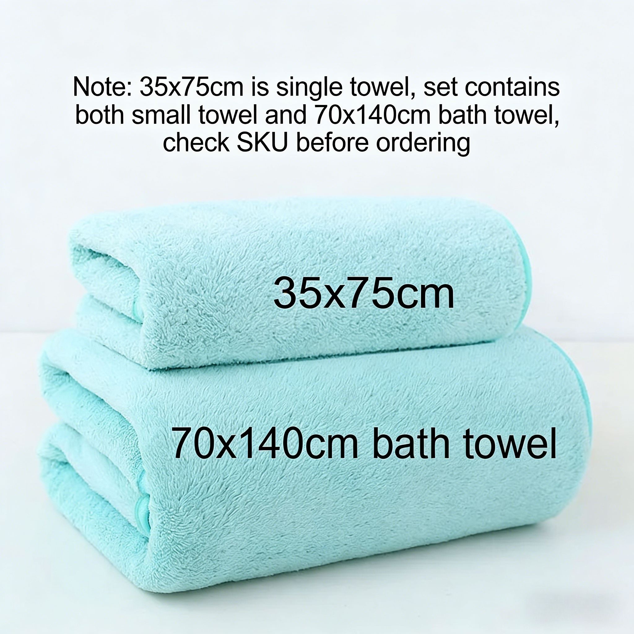 Coral Fleece Thickened Towel a - Home Textiles Face Towel ulasan dan harga