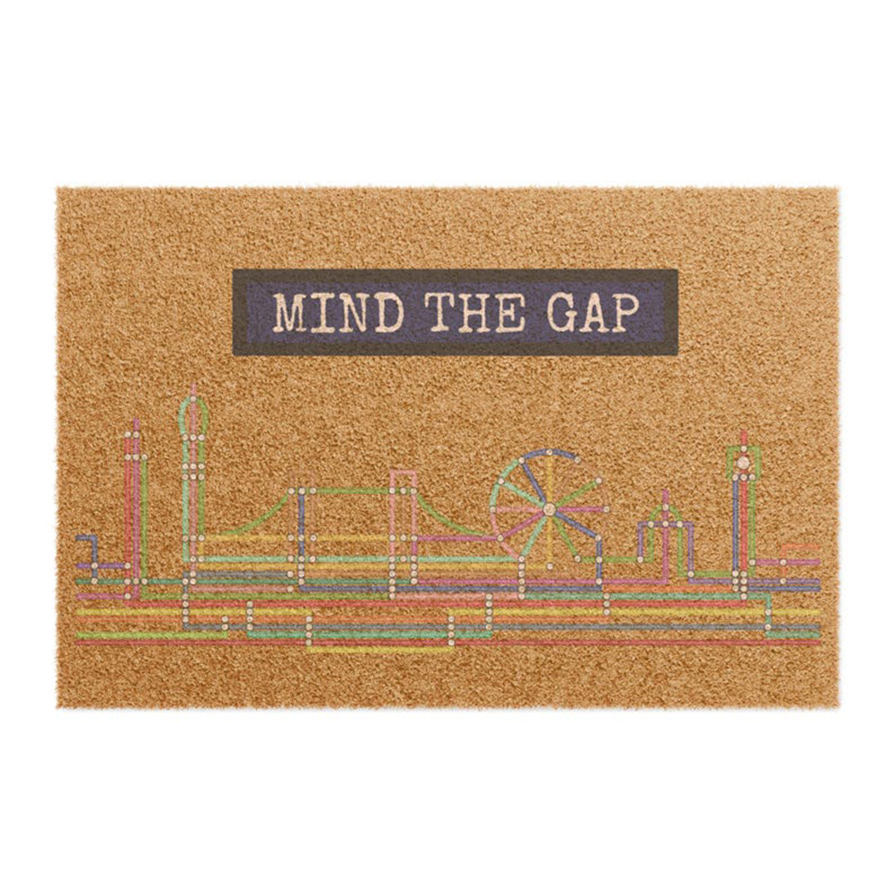 Mind The Gap Doormat Colorful  - Home Textiles London ulasan dan harga
