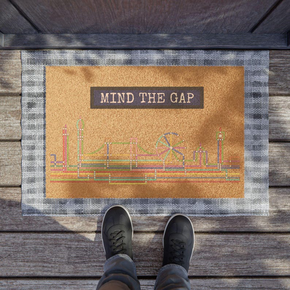 Mind The Gap Doormat Colorful  - Home Textiles London ulasan dan harga