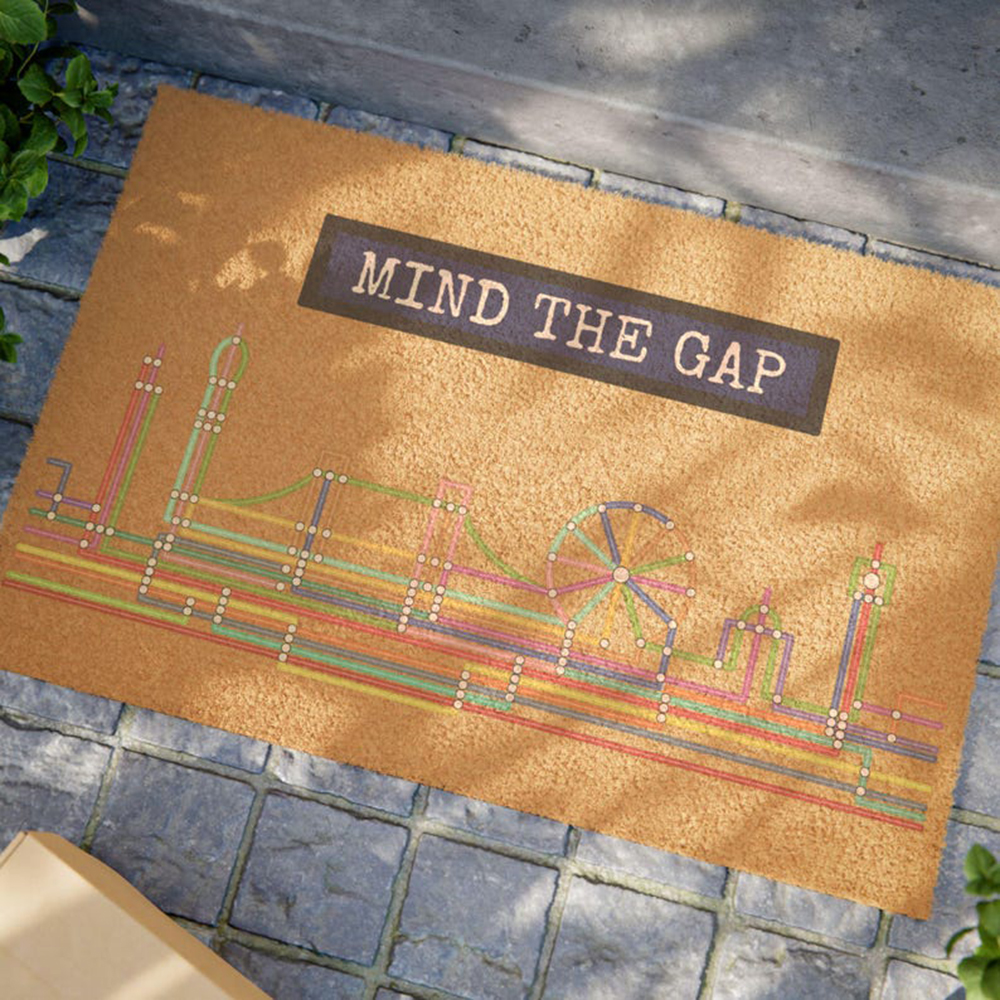 Mind The Gap Doormat Colorful  - Home Textiles London ulasan dan harga
