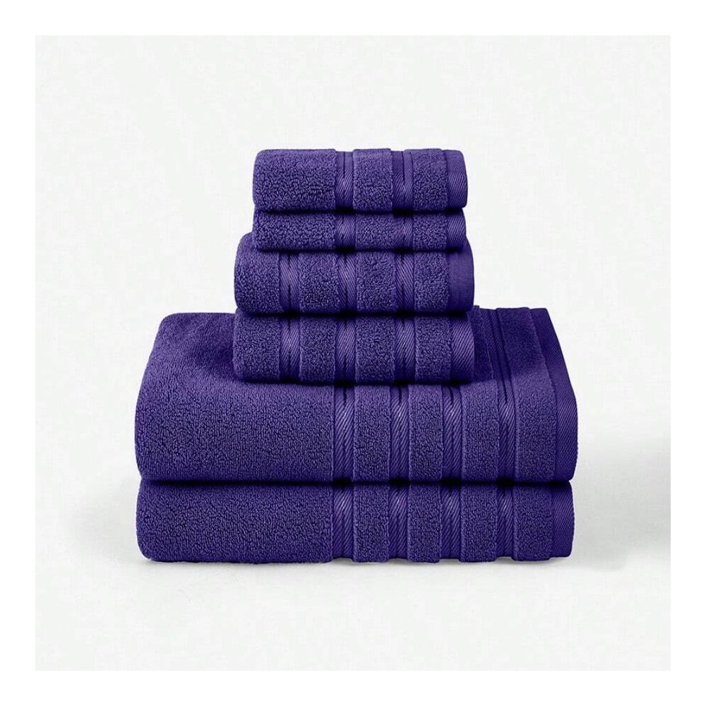 Luxury 6 Pieces Towel Set, 2 B - Home Textiles Face Towel ulasan dan harga