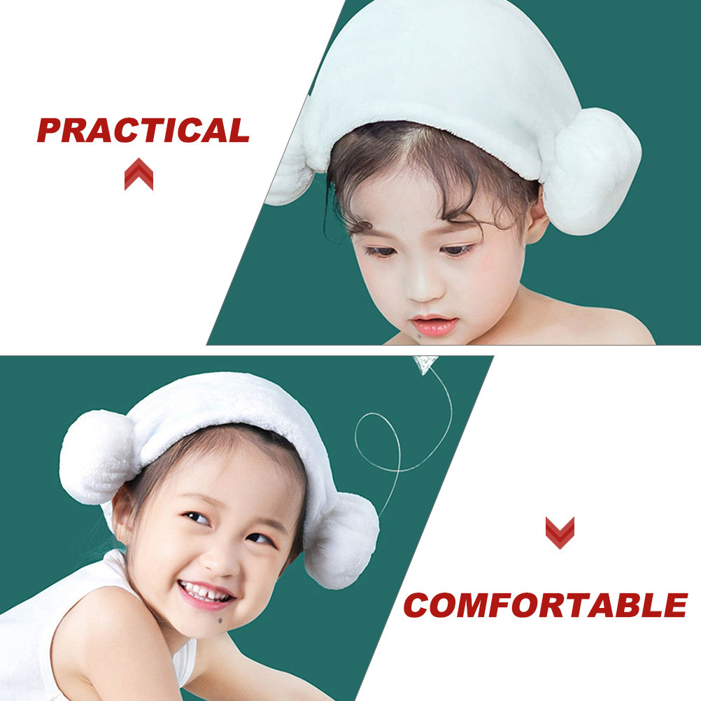 Heart Pattern Hair Drying Hat  - Home Textiles In Pakistan ulasan dan harga