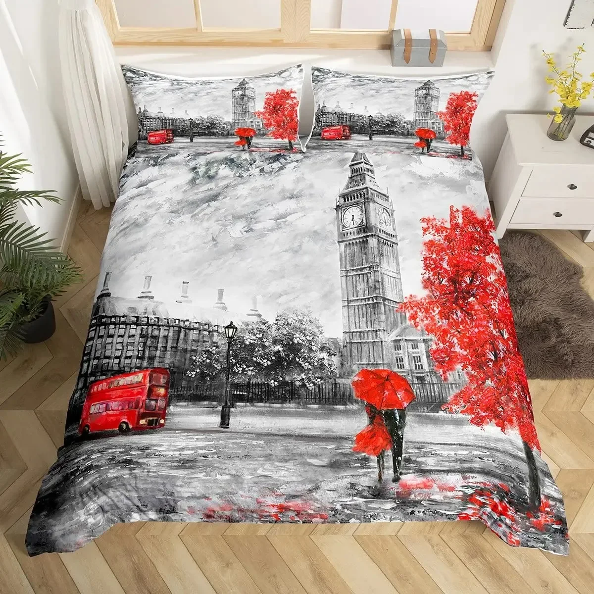 London Telephone Booth The Big - Home Textiles London ulasan dan harga