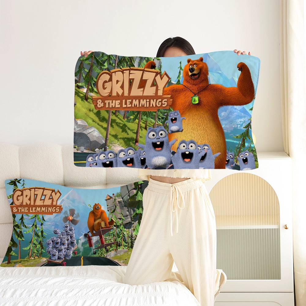 Comedy G-Grizzly And L-Lemming - Home Textiles Là Gì ulasan dan harga