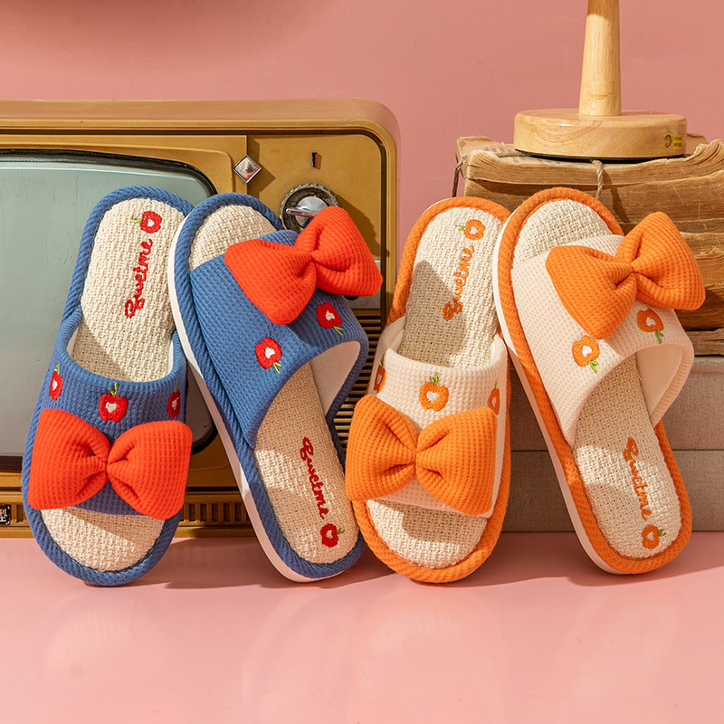 Comfort Linen Slippers for Cou - Textiles For Home ulasan dan harga