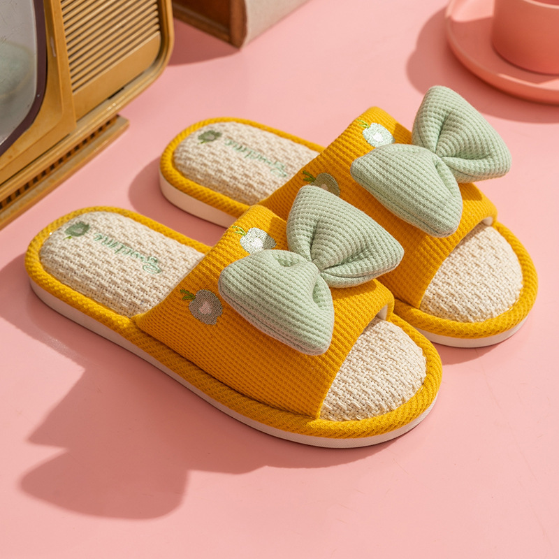 Comfort Linen Slippers for Cou - Textiles For Home ulasan dan harga