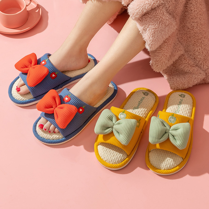 Comfort Linen Slippers for Cou - Textiles For Home ulasan dan harga