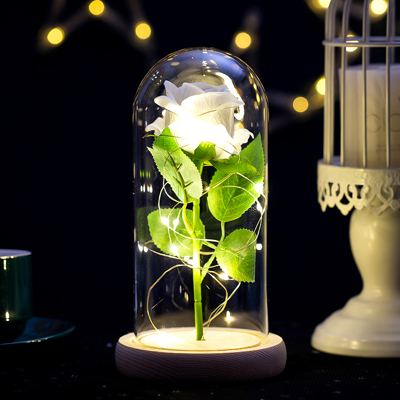 Glowing Plush Artificial Rose  - Home Textiles Today ulasan dan harga