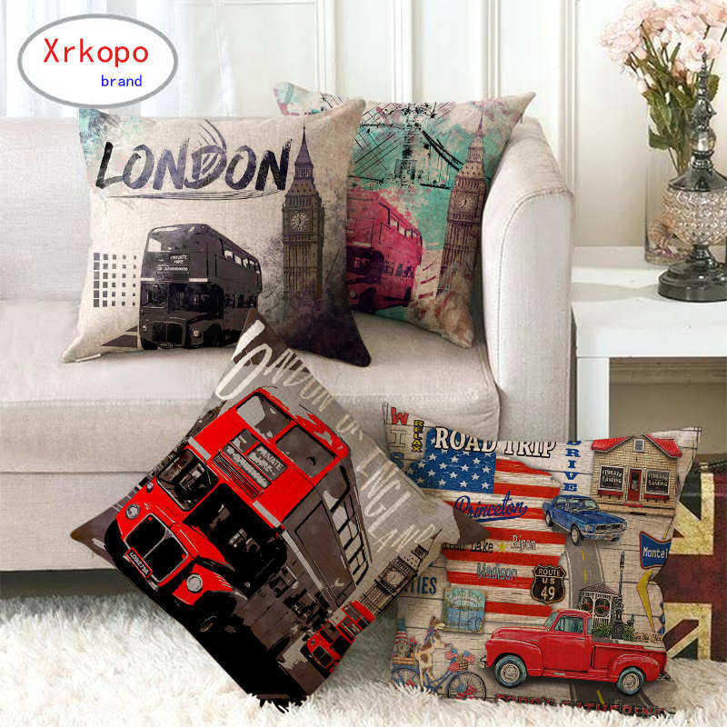 Retro London Tram Series Digit - Home Textiles London ulasan dan harga