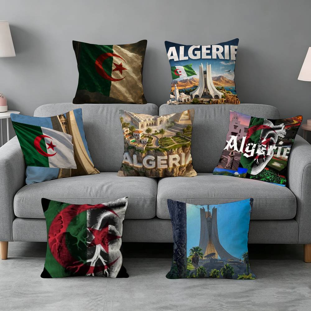 Algeria Flag-g Pillow cover gi - Home Textiles Definition ulasan dan harga