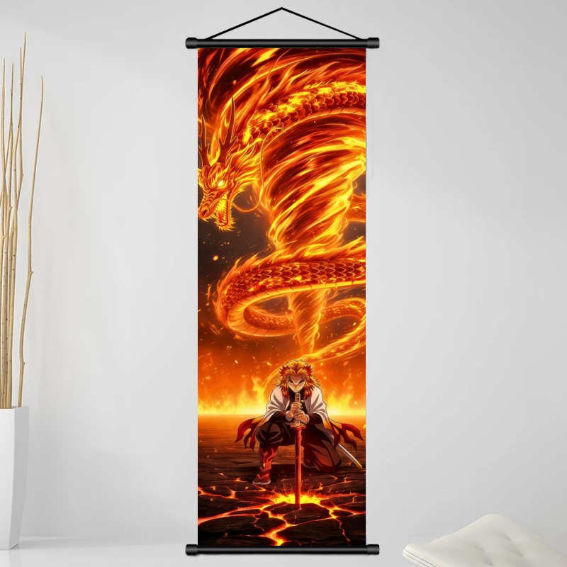 Demon Slayer Kyojuro Rengoku H - Textiles For Home ulasan dan harga