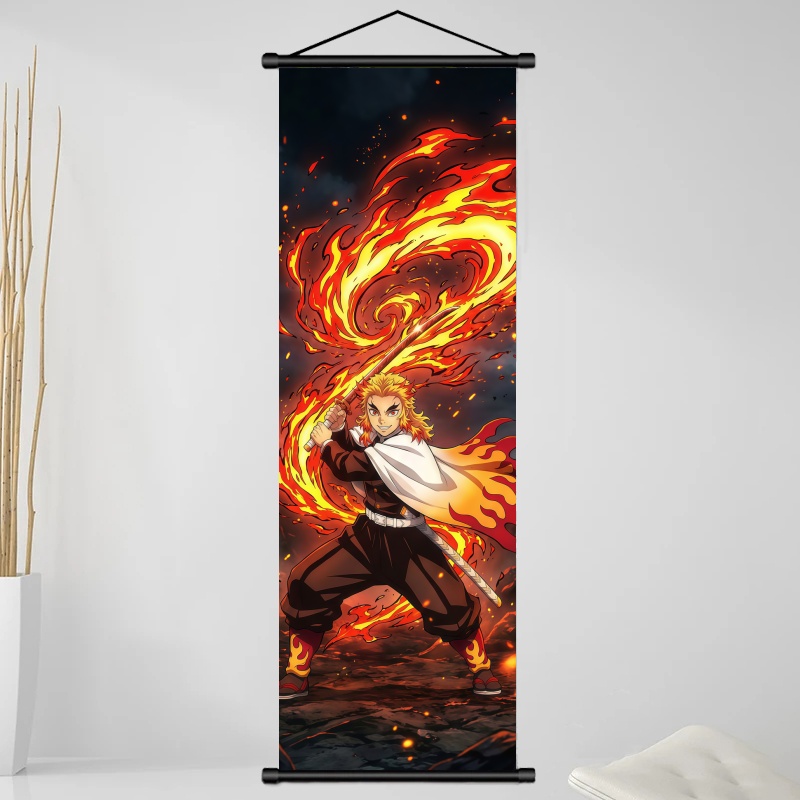 Demon Slayer Kyojuro Rengoku H - Textiles For Home ulasan dan harga