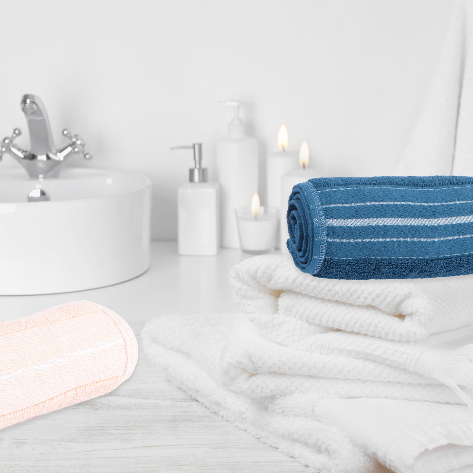 1Pcs Pure Cotton Face Towel Th - Home Textiles In Pakistan ulasan dan harga