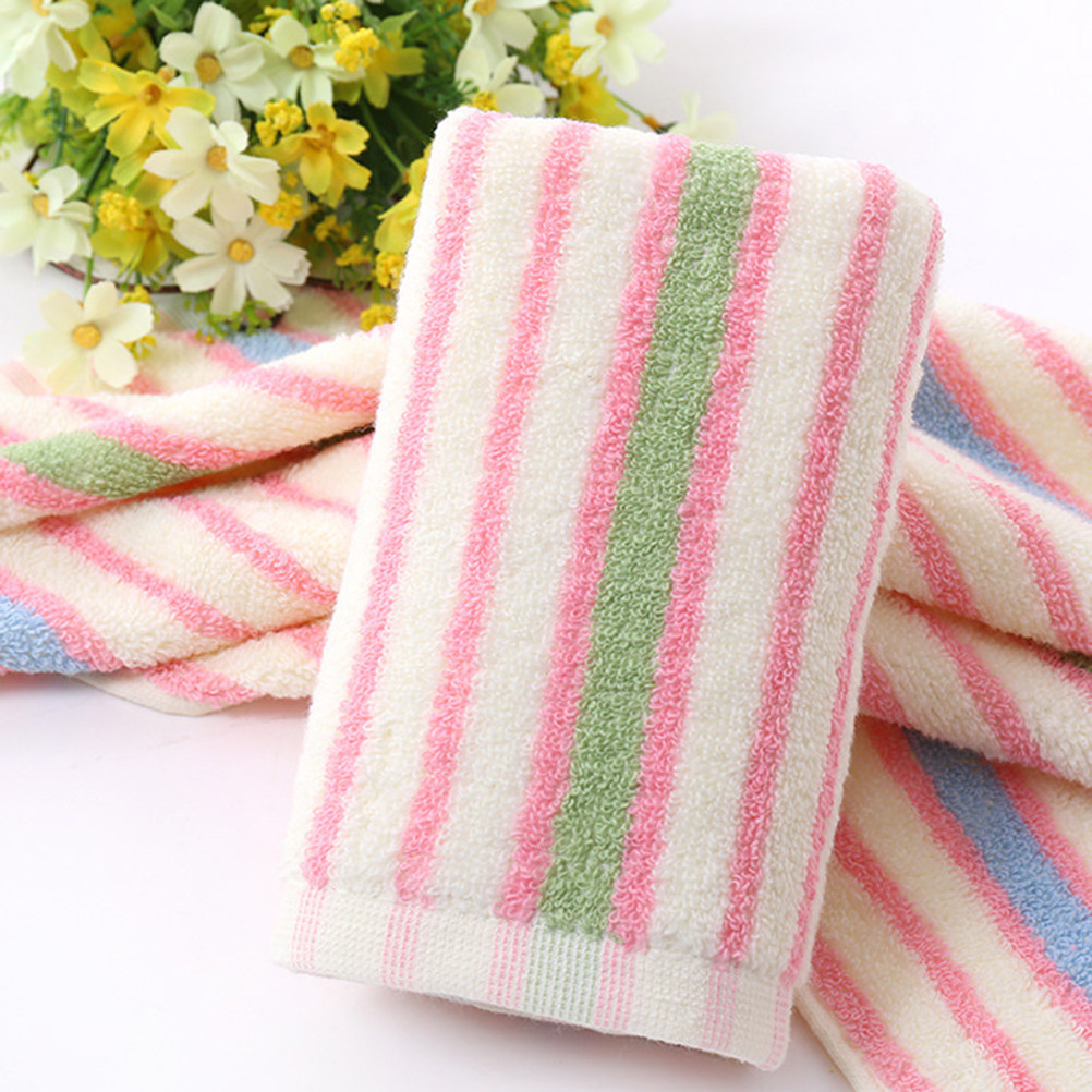 4Pcs Elegant Striped Bath Towe - Home Textiles In Pakistan ulasan dan harga