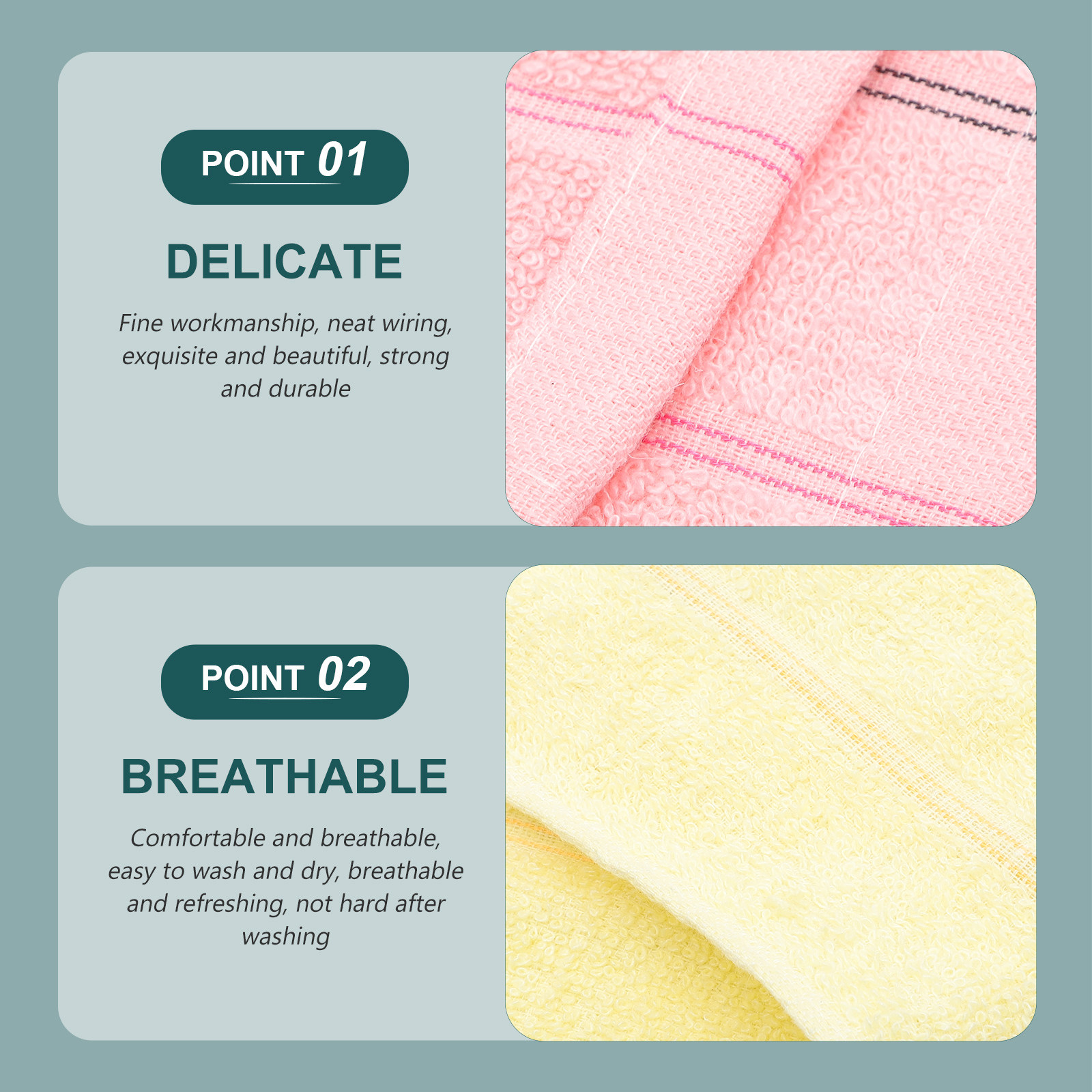 4Pcs Elegant Striped Bath Towe - Home Textiles In Pakistan ulasan dan harga