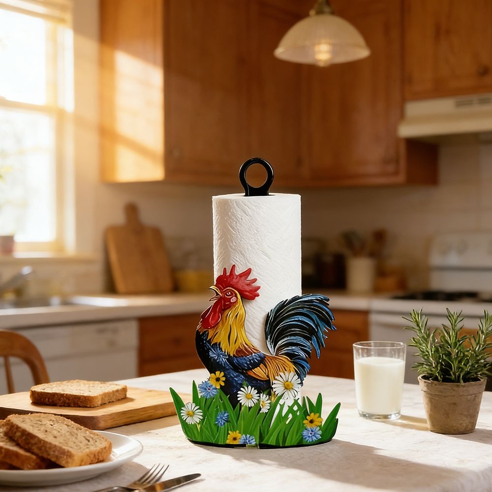 Free Standing Rooster Tissue H - Home Textiles Towel ulasan dan harga