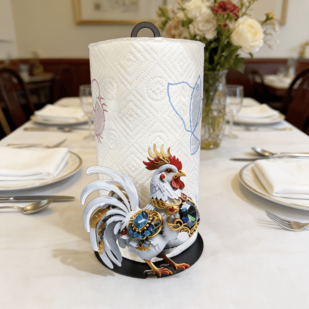 Free Standing Rooster Tissue H - Home Textiles Towel ulasan dan harga