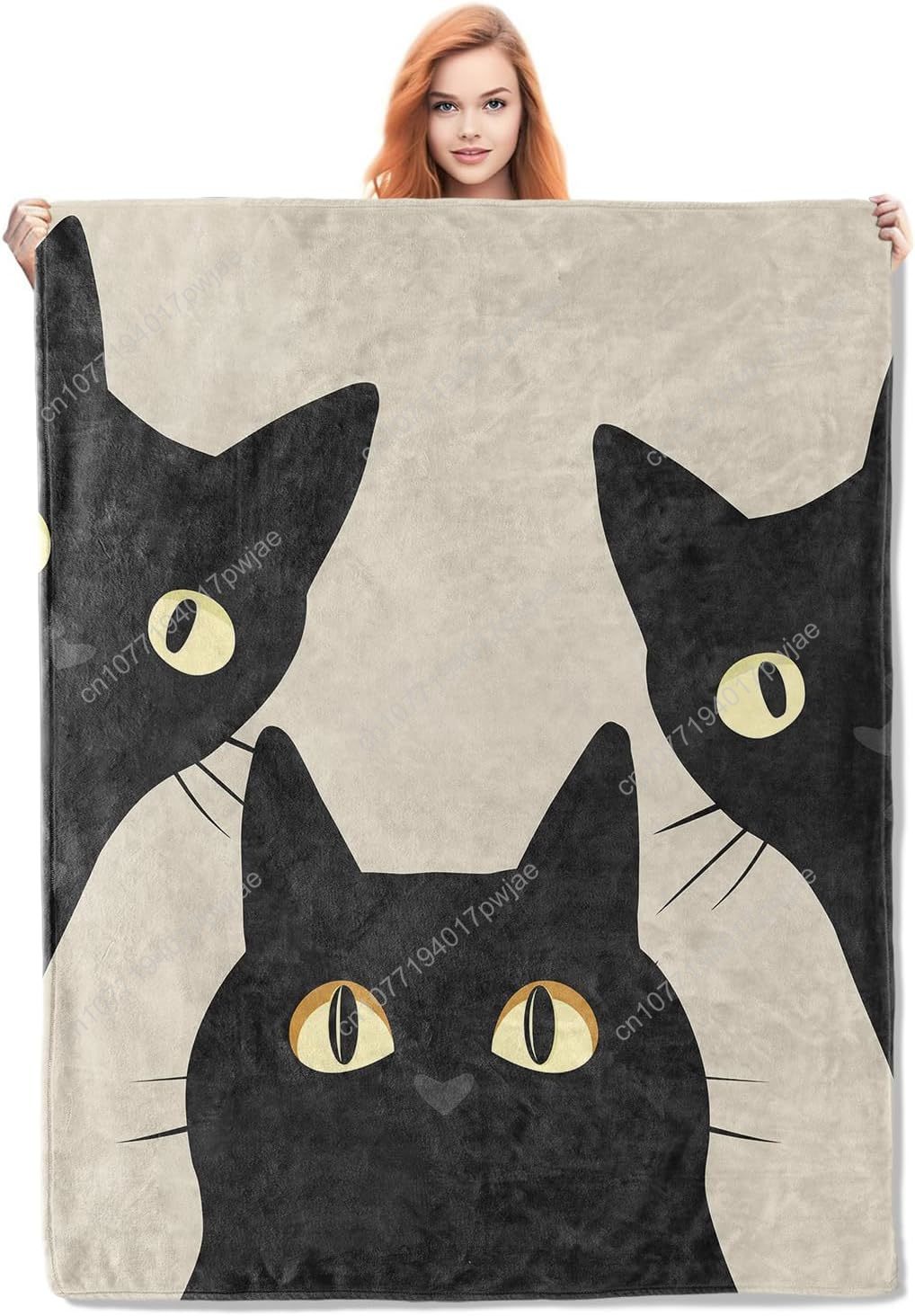 Funny Cat Blanket Gifts for Wo - Home Textiles & Decorations ulasan dan harga