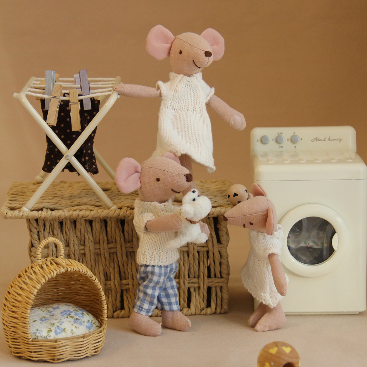 H13/15Cm Fabric Little Mouse w - Home Textiles Today ulasan dan harga