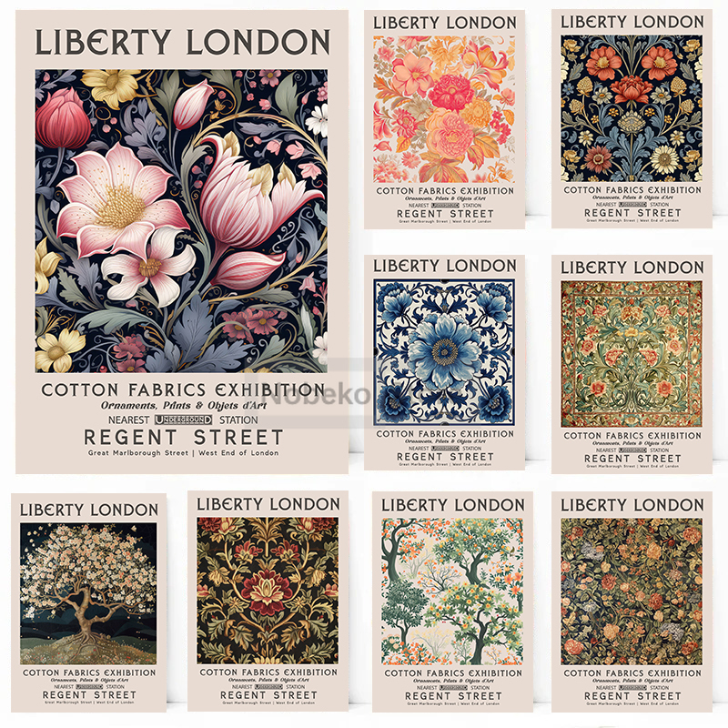 William Morris Exhibition Post - Home Textiles London ulasan dan harga
